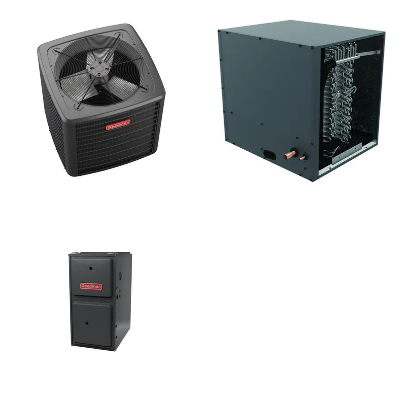 GOODMAN GLZS5BA3610+CHPTA3630B3+GR9S920805CN - 36K BTU Ducted Heat Pump System - R-32