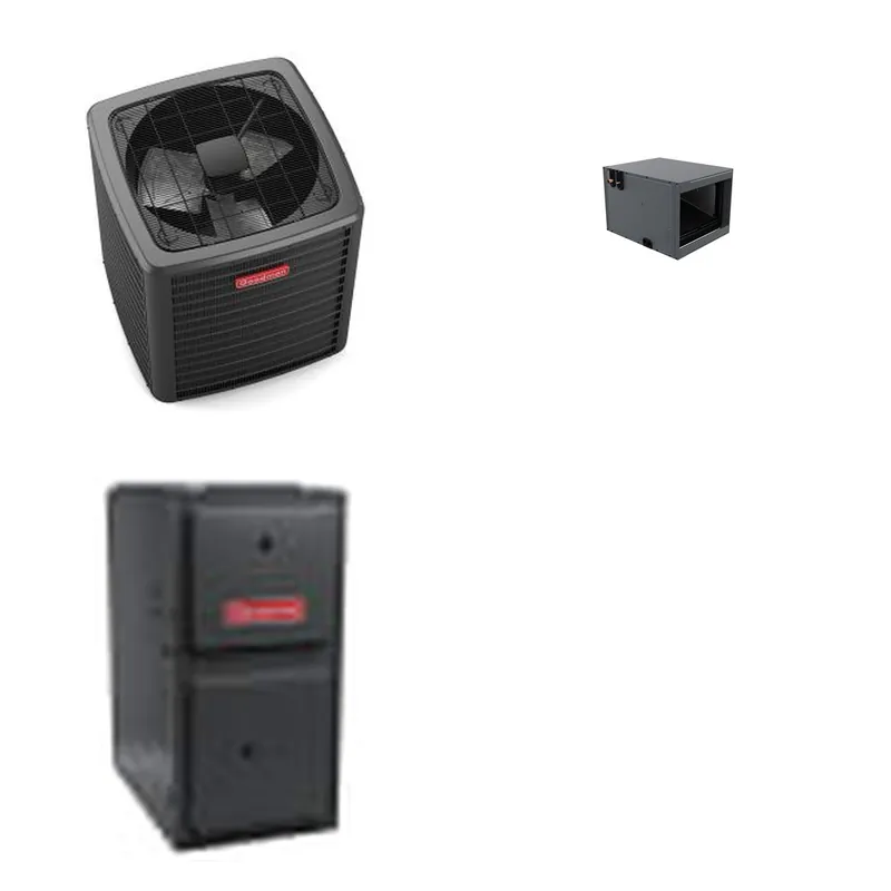 GOODMAN GLXS5BA1810+CHPTA1822A3+GR9S920603BN - 1.5 Ton Ducted Air Conditioner & Gas Furnace System - R-32
