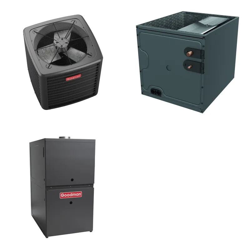 GOODMAN GLZS5BA1810+CAPTA3022B3+GR9S800603AU - 18K BTU Ducted Heat Pump System - R-32