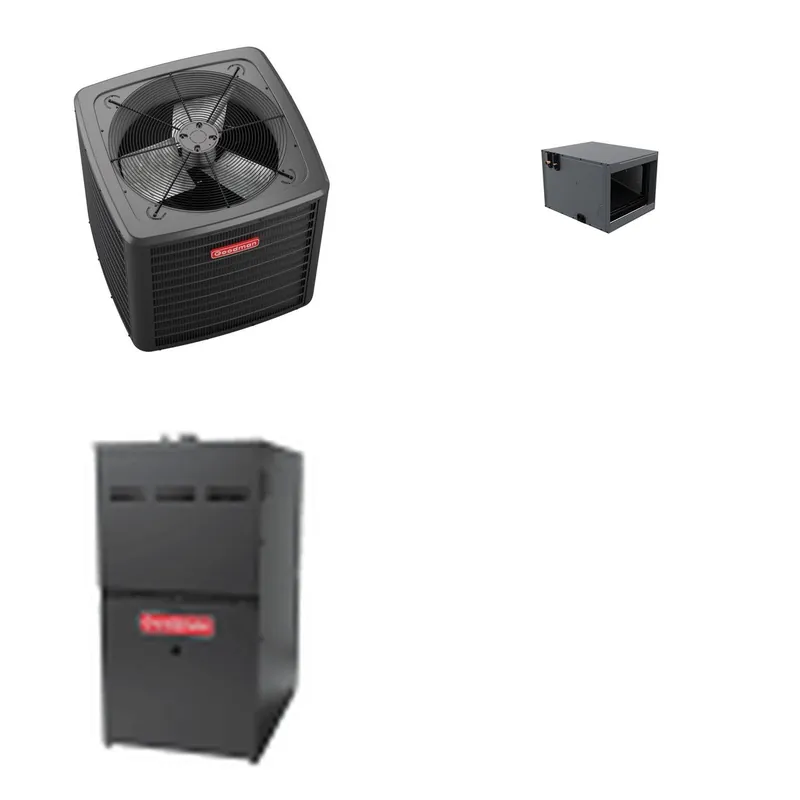 GOODMAN GLZS5BA3610+CHPTA3630C3+GR9S800804BN - 36K BTU Ducted Heat Pump System - R-32