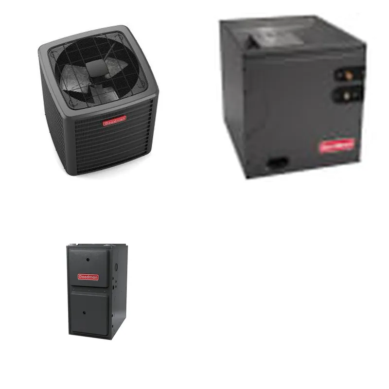 GOODMAN GLXS5BA4810+CAPTA6030D3+GR9S920805CN - 4 Ton Ducted Air Conditioner & Gas Furnace System - R-32