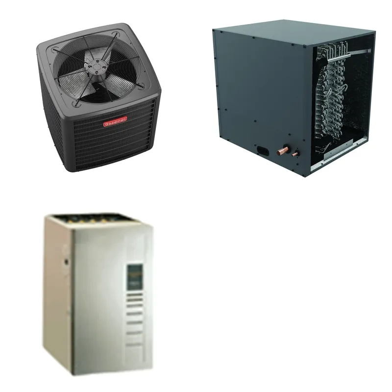 GOODMAN GLZS5BA3610+CHPTA3630B3+GR9S960603BU - 36K BTU Ducted Heat Pump System - R-32