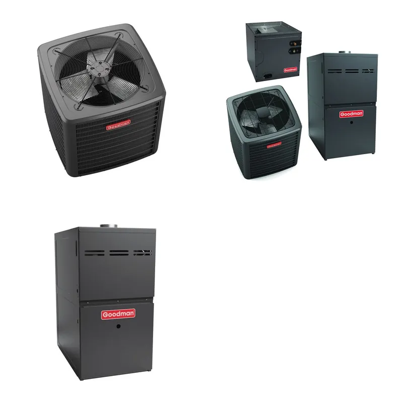 GOODMAN GLZS5BA4210+CAUTA4230C3+GR9S921004CN - 42K BTU Ducted Heat Pump System - R-32