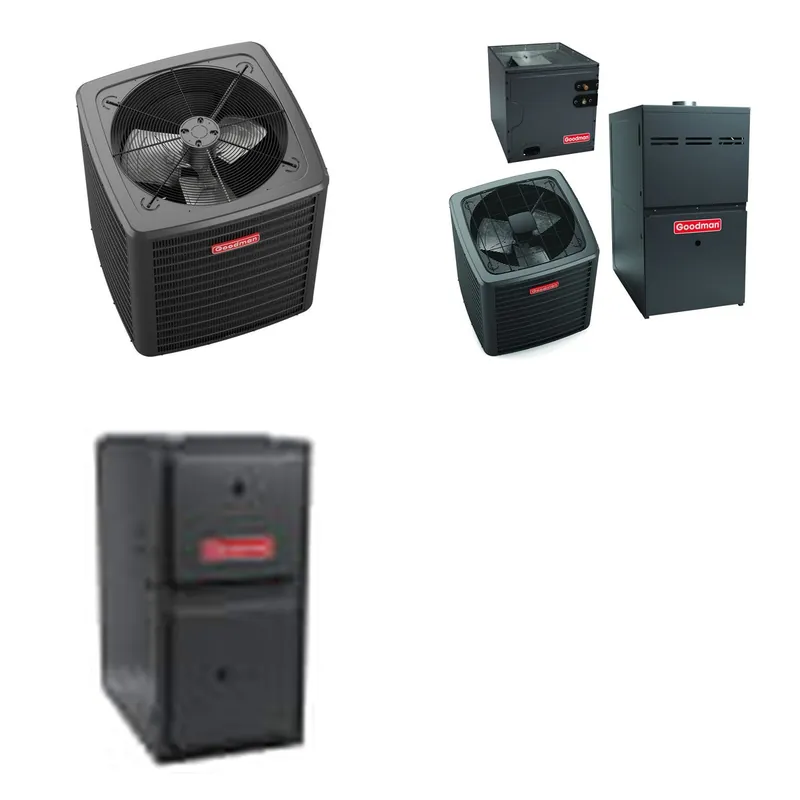 GOODMAN GLXS5BA3610+CAUTA4230C3+GR9S920804CN - 3 Ton Ducted Air Conditioner & Gas Furnace System - R-32
