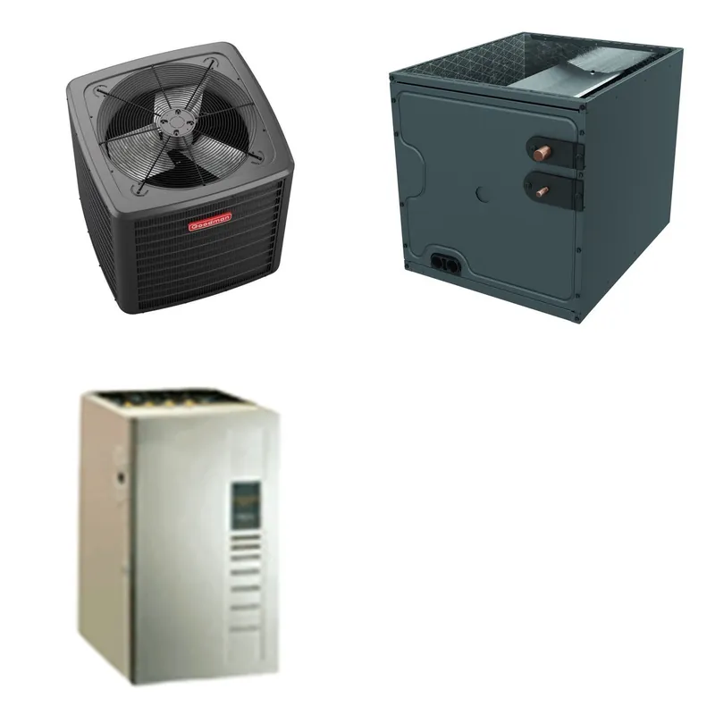 GOODMAN GLZS5BA3610+CAPTA4230C3+GR9S960603BU - 36K BTU Ducted Heat Pump System - R-32
