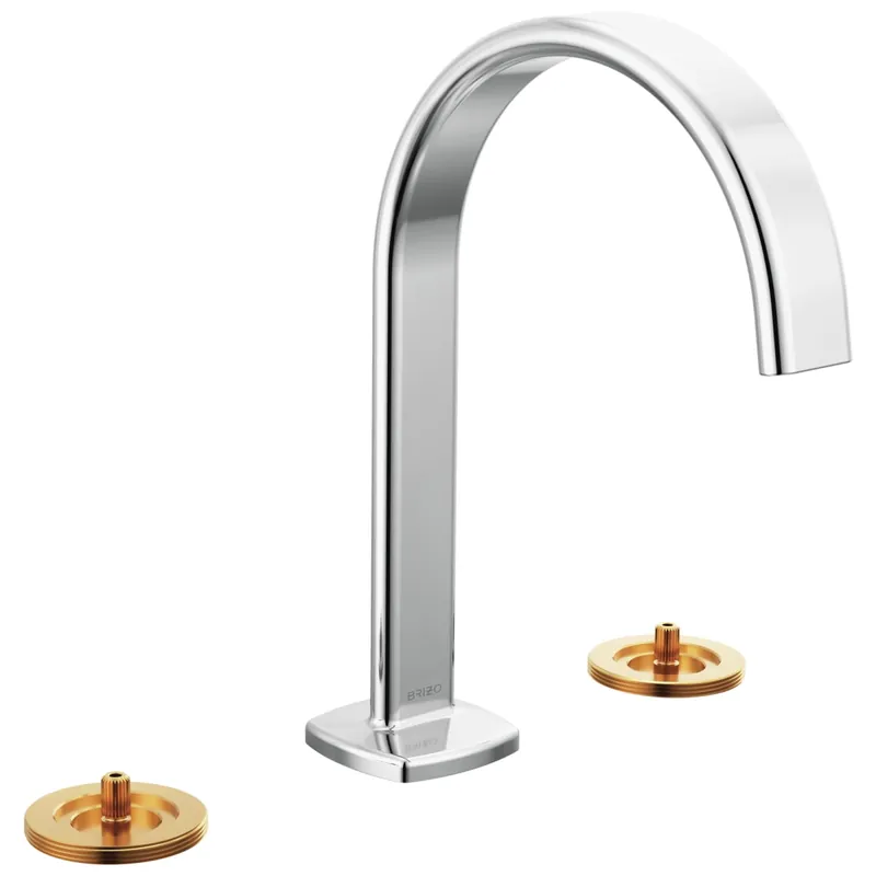 Brizo 65367LF-PCLHP-ECO Allaria Two Handle Widespread Bathroom Sink Faucet