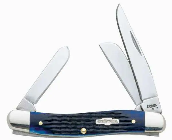 CASE 2801 Folding Pocket Knife 2.57 in Clip 1.88 in Sheepfoot 1.71 in Spey L Blade 3-Blade