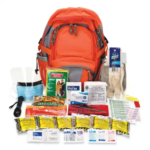 FIRST AID 90001 Emergencycare Backpack XL 63 Pieces