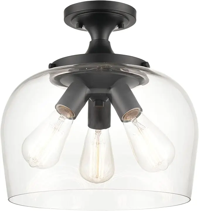Millenni 9713-MB Ashford Three Light Semi-Flush Mount