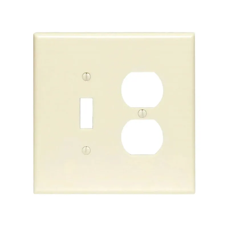 Leviton 001-86005-000 1-Toggle 1-Duplex Standard Size Wall Plate