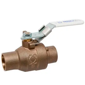 Nibco 39923338648 S-585-66-LF Two-Piece Bronze Ball Valve 3/4 inches Solder