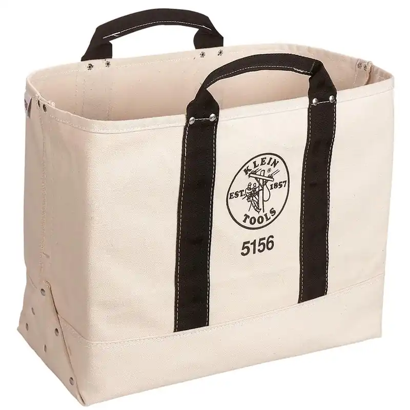Klein Tools 5156 Tool Bag, #6 Canvas, Large