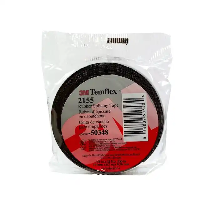 3M 2155 Temflex Rubber Splicing Tape 3/4 in. W x 22 ft. L