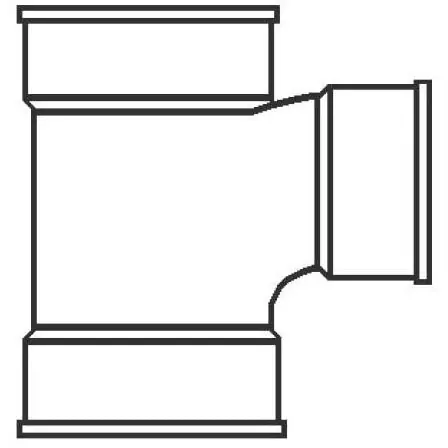 Gpk Products 213-0044 Tee-Wye 4 inch