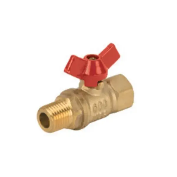 Jomar 100-399TH Mini Ball Valve 1/4 in FNPT x MNPT
