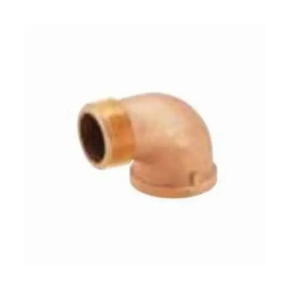 Matco-Norca B-ST9004LF Lf Brass 150# 90 Deg Str Eet Elbow 3/4 inches Npt