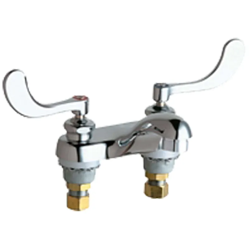 Chicago Faucets 802-VE39VP317ABCP Hot and Cold Sink Faucet 0.35 GPM