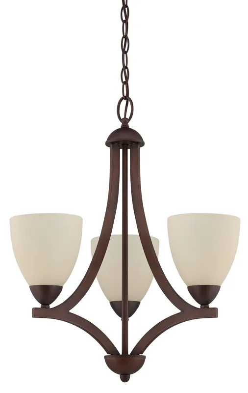 Craftmade 37723-OLB Almeda 3 Light Mini Chandelier 180W
