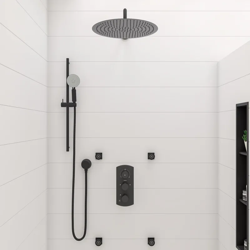 ALFI ABNC0836-BLA Shower Niche 8 inches x 36 inches