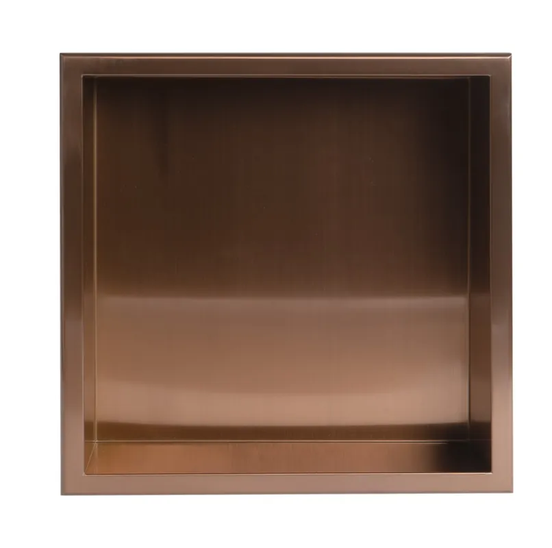 ALFI ABNP1616-BC 16 inches x 16 inches Square Single Shelf Shower Niche