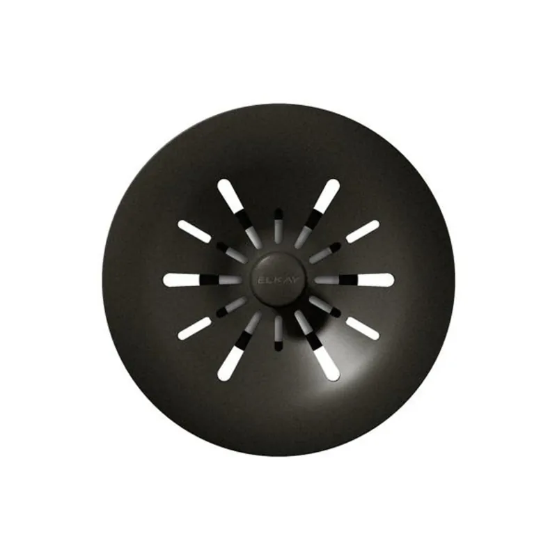 Elkay LKPDQSGY Quartz Perfect Drain 3-1/2 inches Removable Polymer Basket Strainer and Rubber Stopper