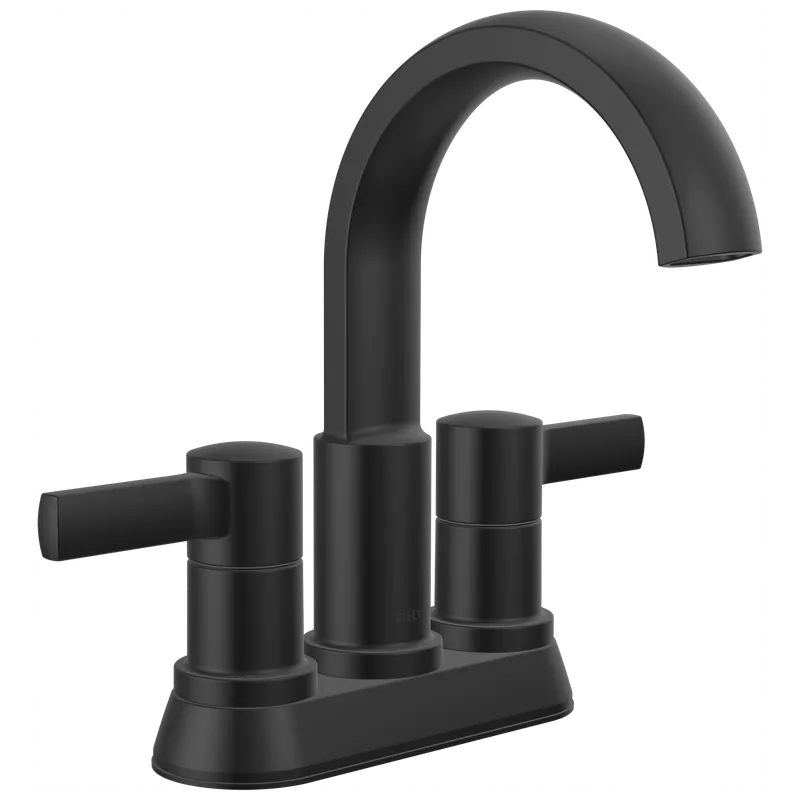 Delta 25855LF-BL Albion Two Handle Centerset Bathroom Faucet 1.2 GPM