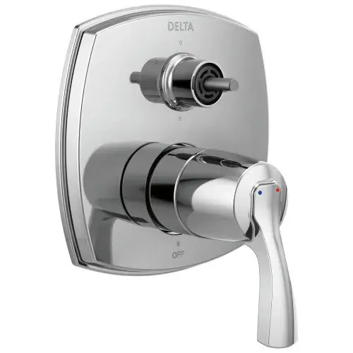 Delta T24876-PR-LHP Stryke 14 Series Integrated Diverter Trim with Three Function Diverter Less Diverter Handle
