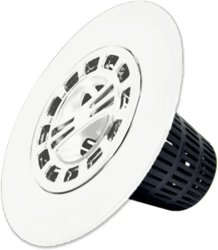 DANCO 10533 Hair Catcher for Stand-Alone Shower Drain Cover 3-inch Shower Drain Openings Strainer Snare