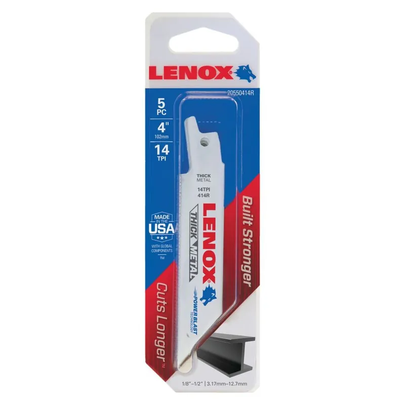 Lenox 20550 414R Recip Saw Blade 5-pack