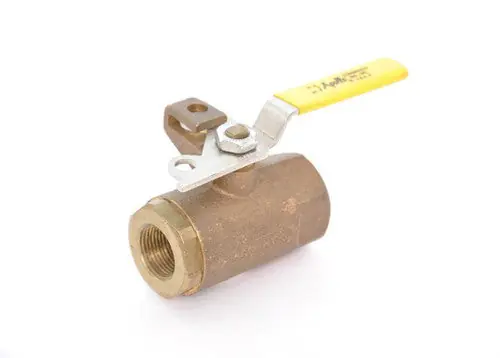 Conbraco 75-101-01 1/4 Brz Ball Valve W/Pad Lock Hdl