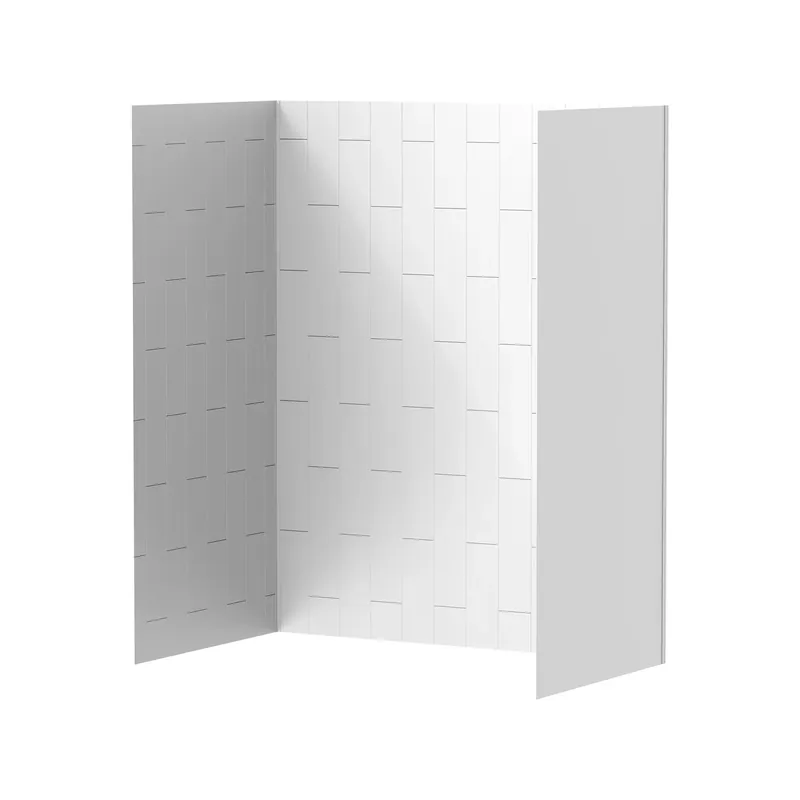 American Standard 2952BWT36.020 Aspirations 60 x 36 x 72 Inch Vertical Tile Bath Wall Set