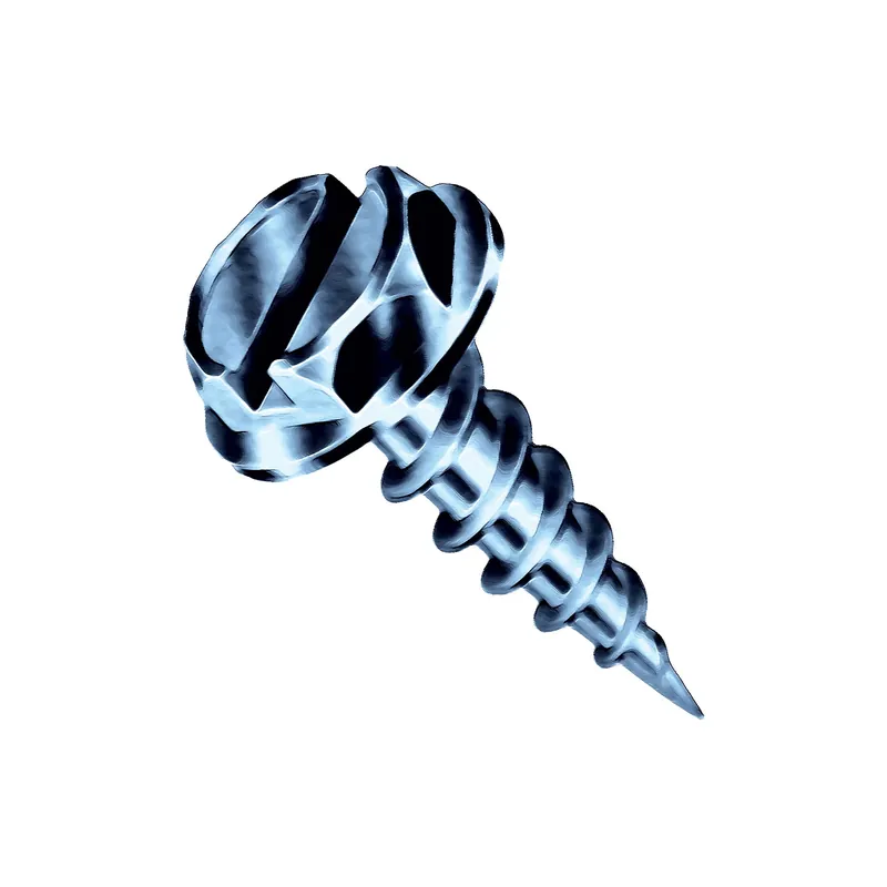 Duro Dyne 014171 SAC10x1 1/4 inches Head x #10 x 1 inches 100 Pack Self-Piercing and Self-Threading Screw