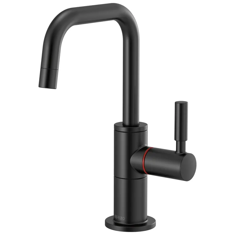 Brizo 61365LF-H-BL Solna Matte Black Hot Only Water Dispenser