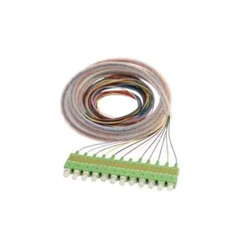 Multilink 065-101-10 Surelight, Multifiber Pigtail, Spiral Wrapped, Multimode, ST, PC, 12 Fibers, 900 μcm Buffer