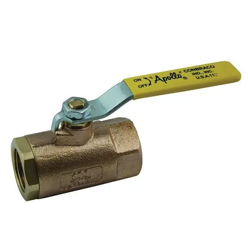 Conbraco 70-101-41 1/4 Brz Std Port Ball Valve W/Auto Drain