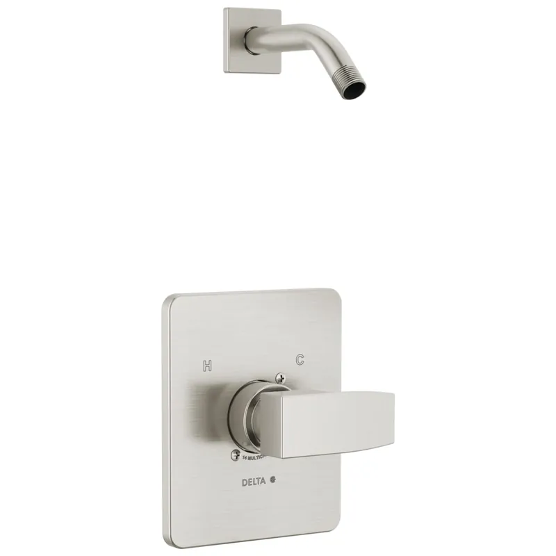 Delta T14267-SSLHD-PP Modern Monitor 14 Series Shower Trim Less Head