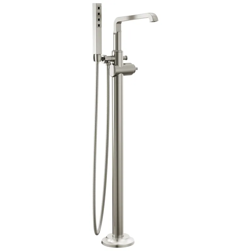 Delta T4789-SS-PR-LHP-FL Tetra Floor Mount Tub Filler Trim
