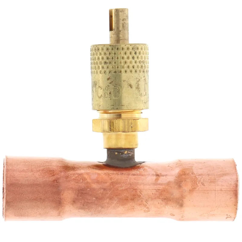C&D Valve CD8412/2 Access Tee 1/2 inches x 1/2 inches x 1/4 inches (2 per Pack)