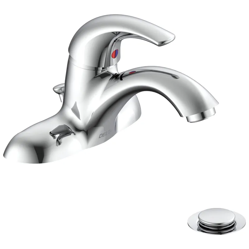 Delta 22C351 Commercial 22C Single Handle Centerset Bathroom Faucet