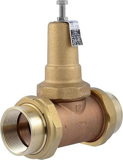 Cash Acme PVA54M-DUTH-60 EB45 Pressure Regulating Valve, Double Union, 2 Inch NPT Female, Metal Top, 60 PSI