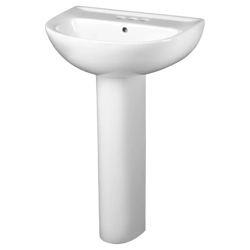 American Standard 0468.400.020 Evolution 4-Inch Centerset Pedestal Sink Top and Leg Combination