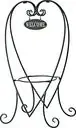 Landscapers Select JY-41 Stand Welcome Plant Black