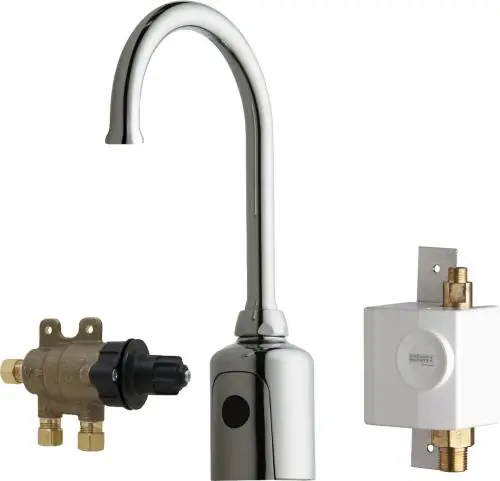 Chicago Faucets 116.975.AB.1 HyTronic Gooseneck Sink Faucet