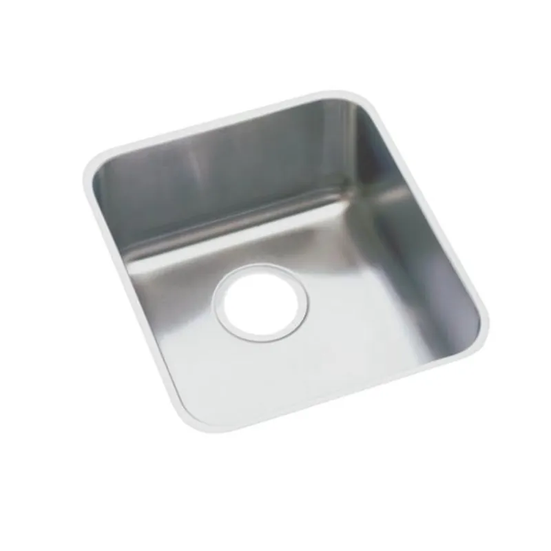 Elkay ELUH1116 Lustertone Classic Single Bowl Undermount Stainless Steel Sink