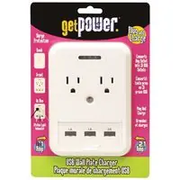 Aries GP-DIS-2TACWP USB Wall Plate Chargers 5 Outlets