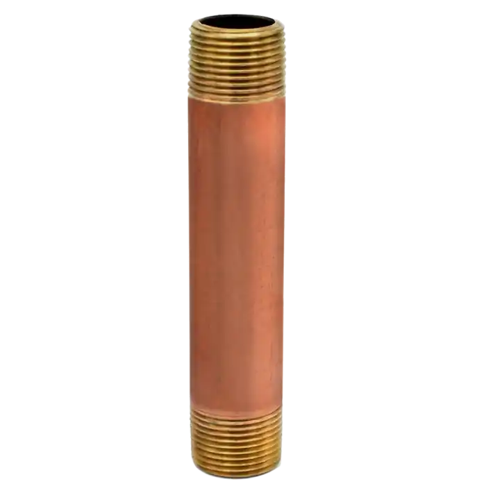 Brass 311-187 2-1/2 inches x 4-1/2 inches No Lead Red Brass Nipple