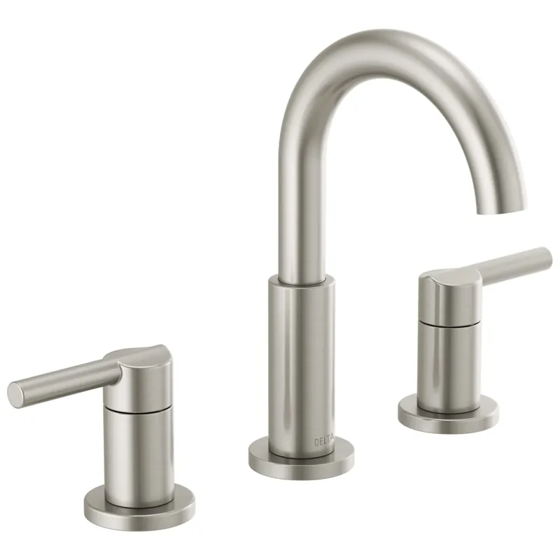 Delta 35749LF-SS Lavatory Faucet Nicoli Widespread 6-16 Inch Spread 2 Lever ADA WaterSense
