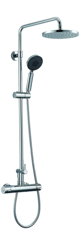 ALFI AB2867-PC Round Style Thermostatic Exposed Shower Set