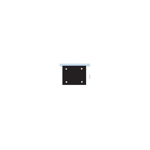Mulberry Metal Products 30284 Weatherproof Electric Box Cover, Blank Cover