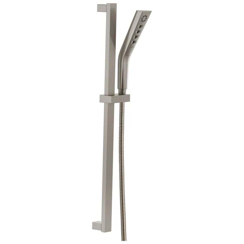 Delta 51799-SS-PR Universal Showering Components H2Okinetic 3-Setting Slide Bar Hand Shower